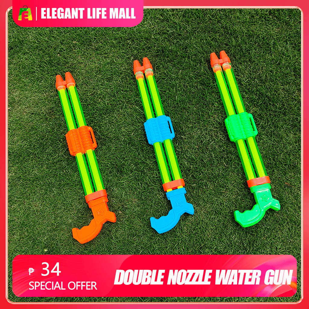 Funny Long Range Water Guns Pull-push Pump Type Summer Outdoor Beach ...