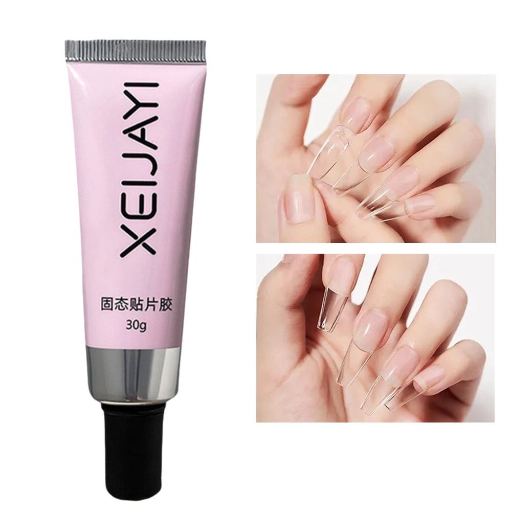 30g Solid Nail Patch Gel Easy Stick Gummy Adhesive Bond Uv Glue For