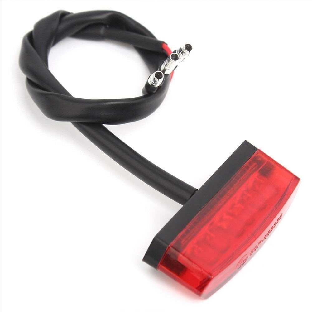 Motorcycle 6 LED Mini Red Tail Light Rear Running Stop Brake Bright