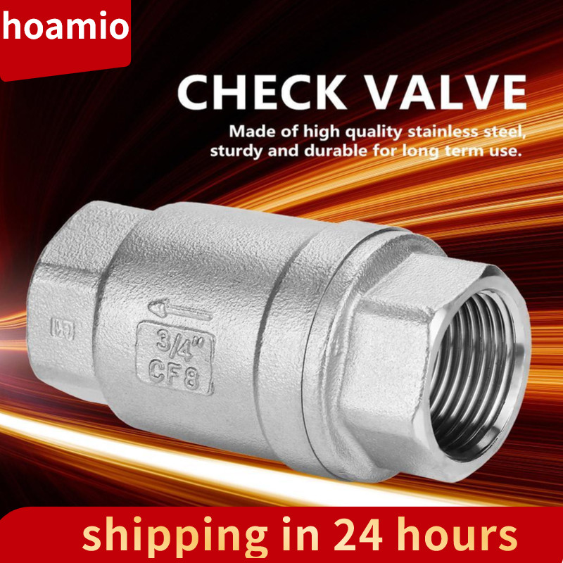 GG+3/4 Female Thread In-line Spring Check Valve Stainless Steel ...