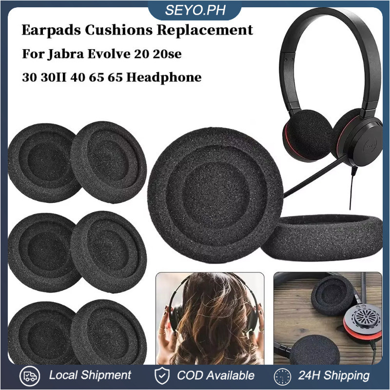2Pcs Replacement Ear Pads Headphone Earpads Soft Memory Foam Sponge ...