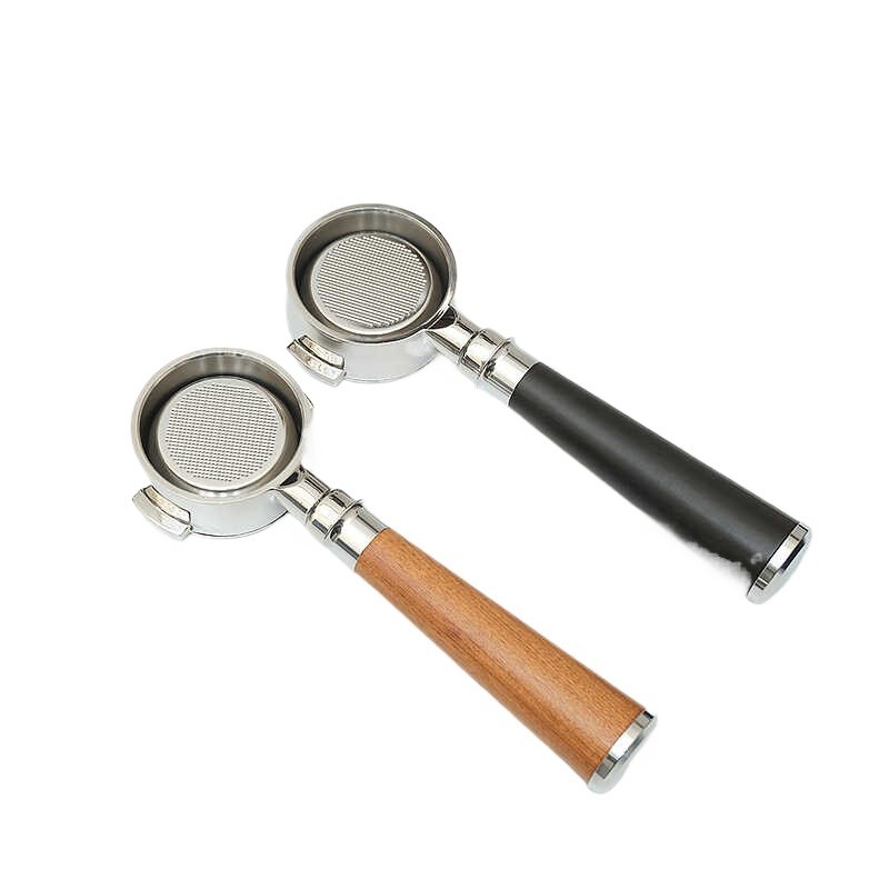 E61 Coffee Machine Handle Solid Wood Bottomless Handle Stainless Steel ...