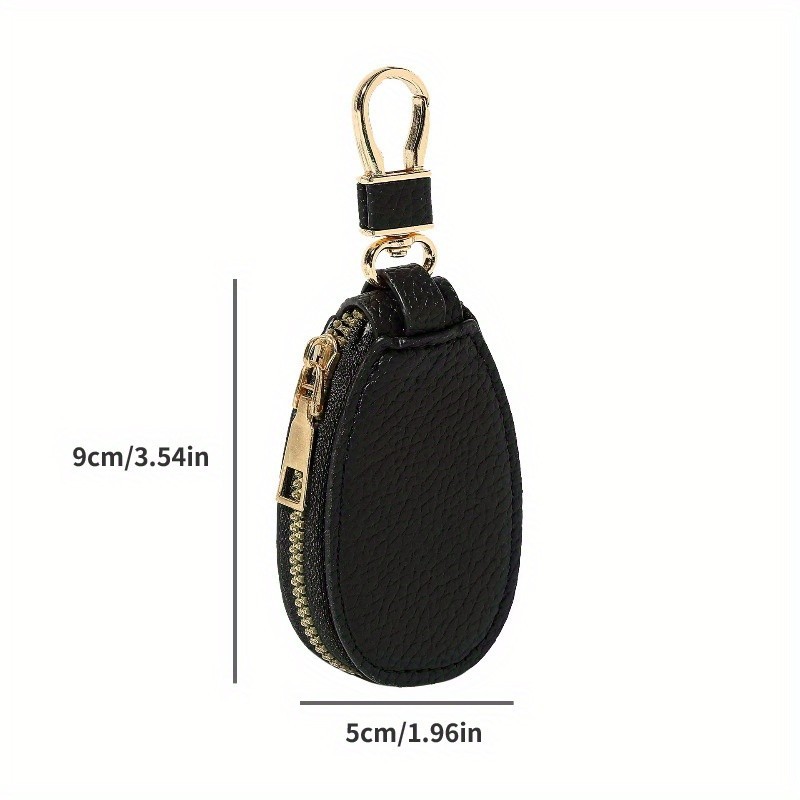 1pc Multifunctional Mini Key Case, Unisex Vintage Style PU Key Pouch ...