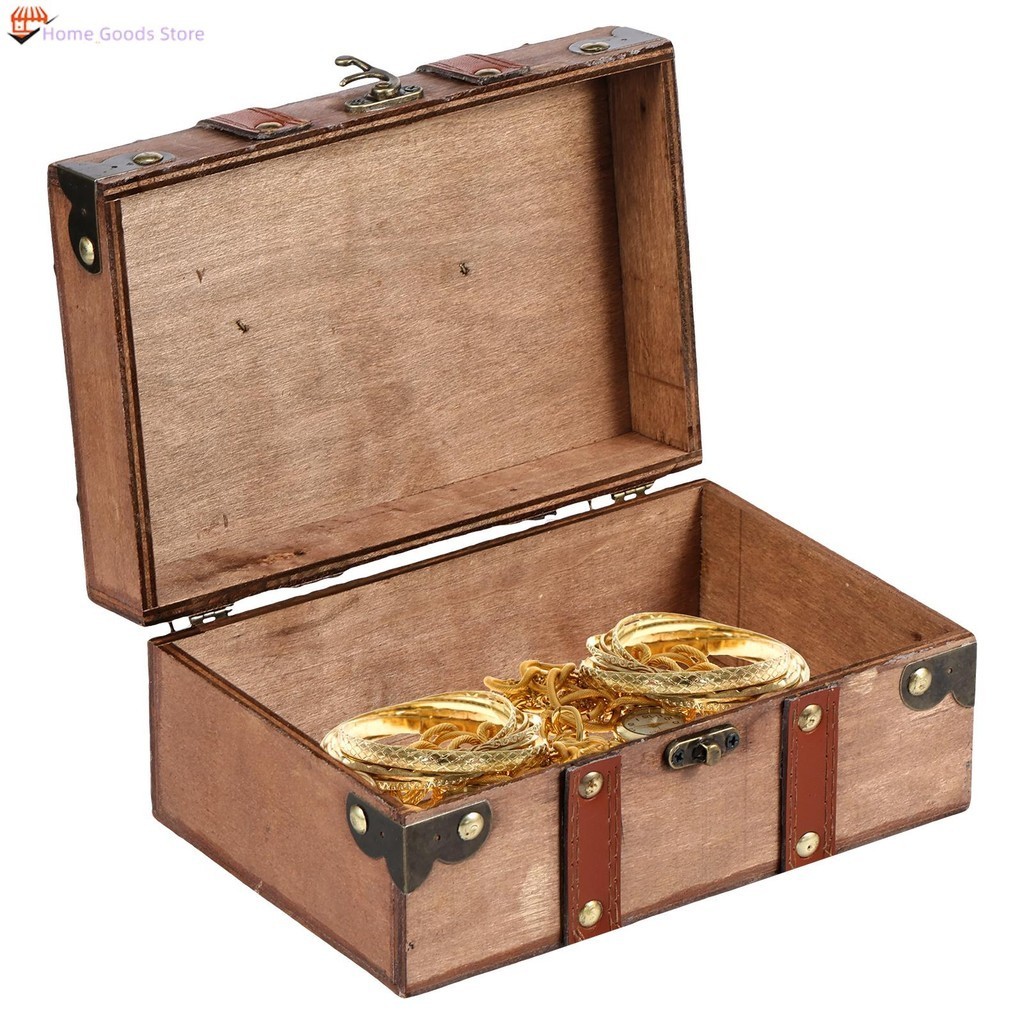 Pirate Treasure Chest Vintage Treasure Chest Box Decorative Storage ...