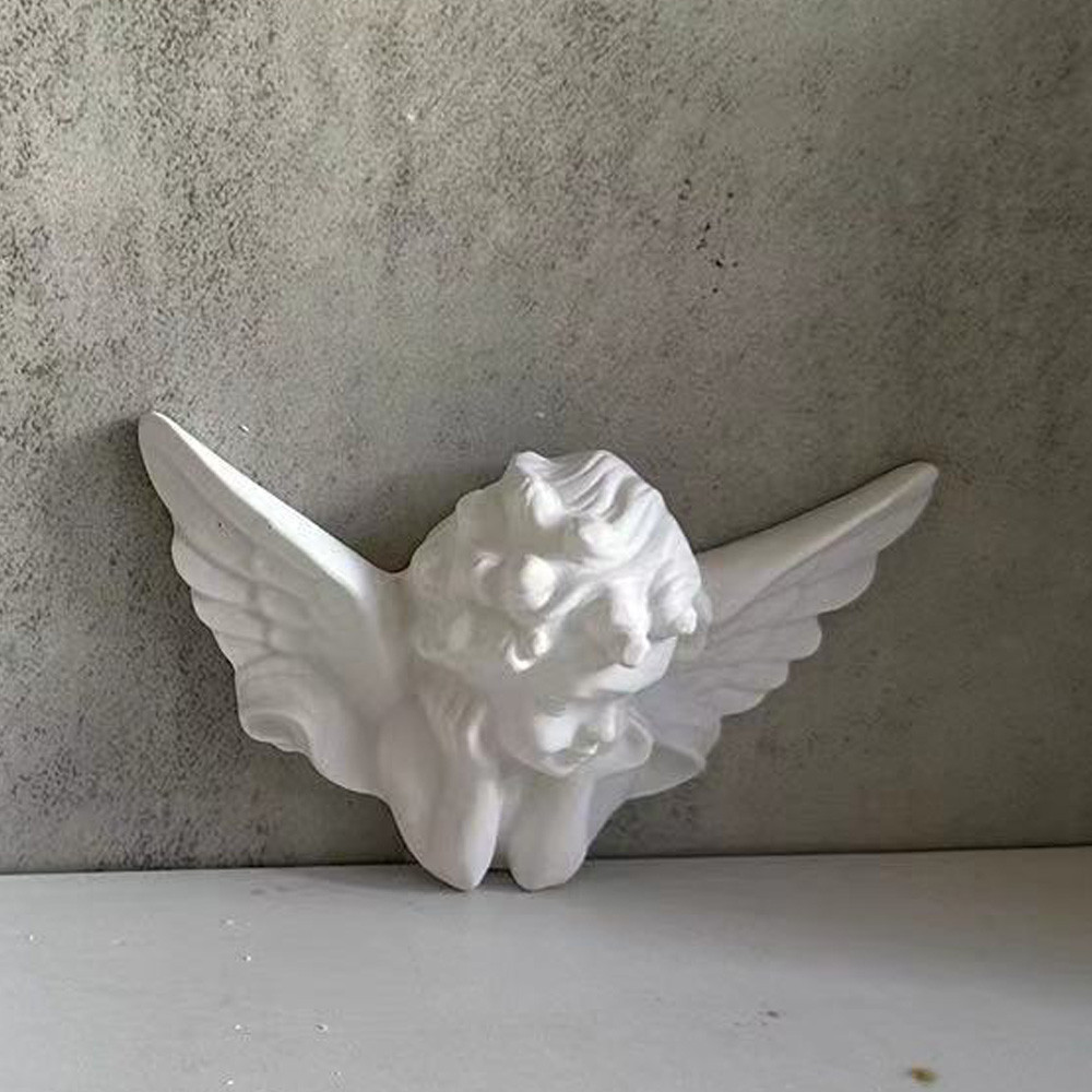Silicone Plaster Decoration Mould Cubic Angel DIY | Shopee Philippines