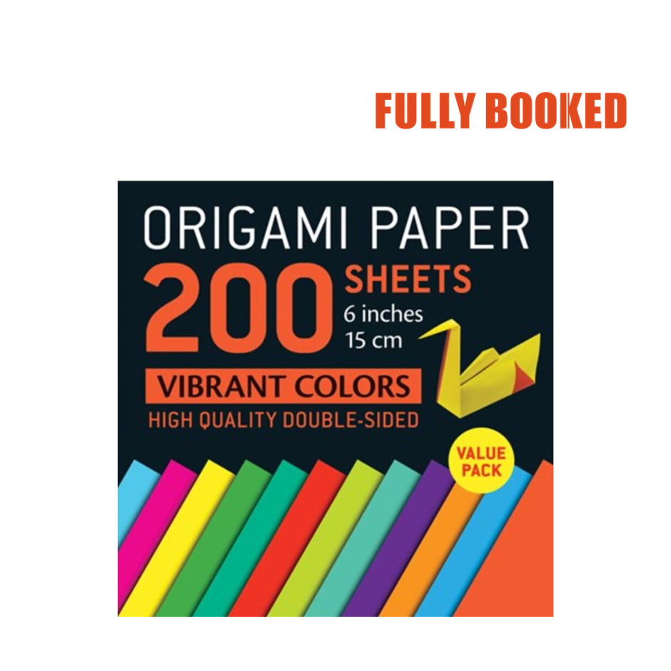 Origami Paper 200 sheets Vibrant Colors 6
