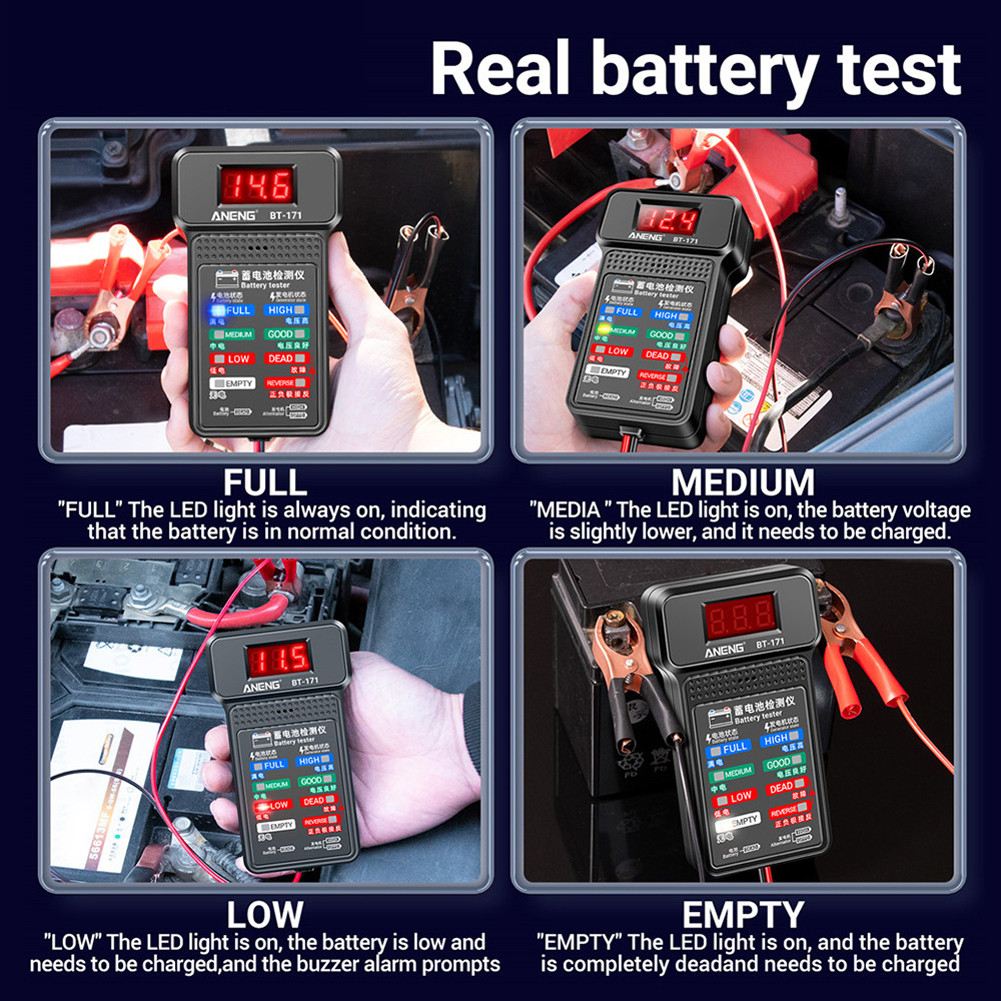 [bigbag.ph] 12V Auto Battery Monitor LED Display Battery Monitoring ...