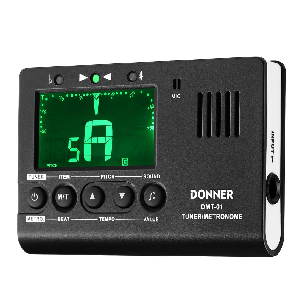 Donner Digital Metronome Tuner Tone Generator 3 in 1 for guitar/piano ...