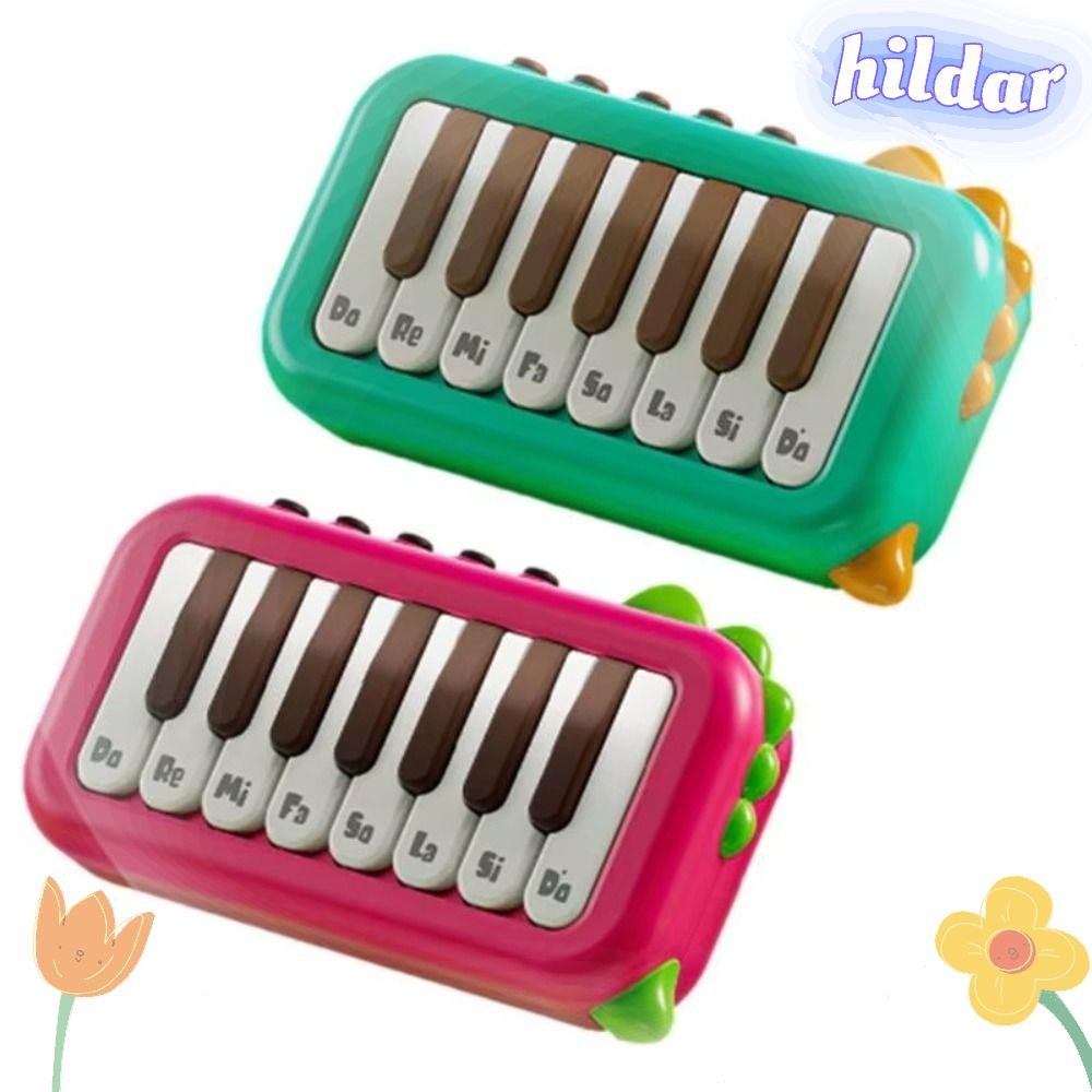 HILDAR Pocket Piano, 15 Key ABS Mini Electronic Piano, 3 Different