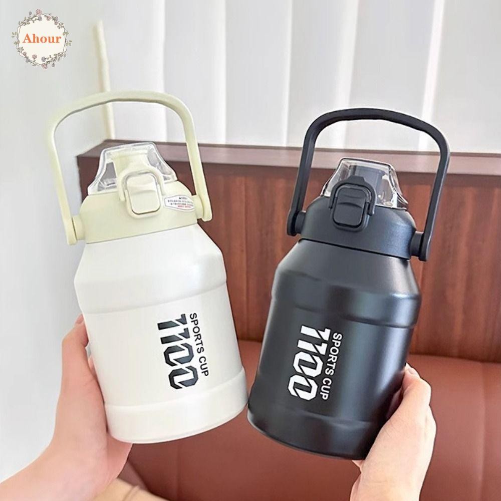 AHOUR Handheld Thermos Cup, 316 Stainless Steel Insulated Large