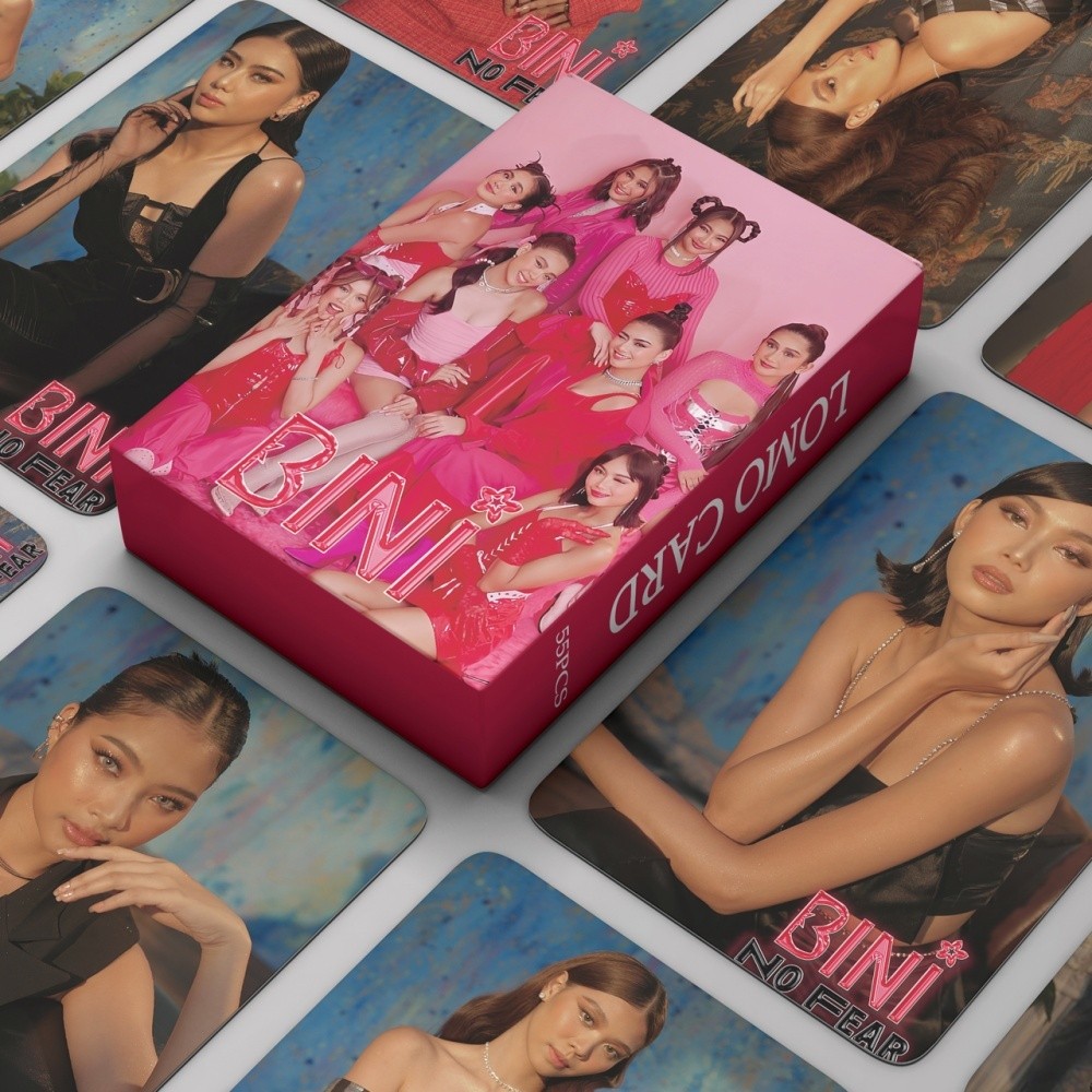 55pcs BINI Photocards BINI Lomo Cards bini Talarawan jollibee ...