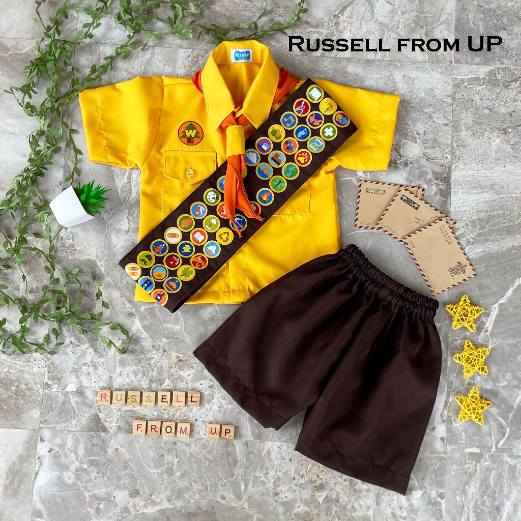 Costume Up Children's Russell Film UP Costume Cosplay Outfit Cute Boy ...