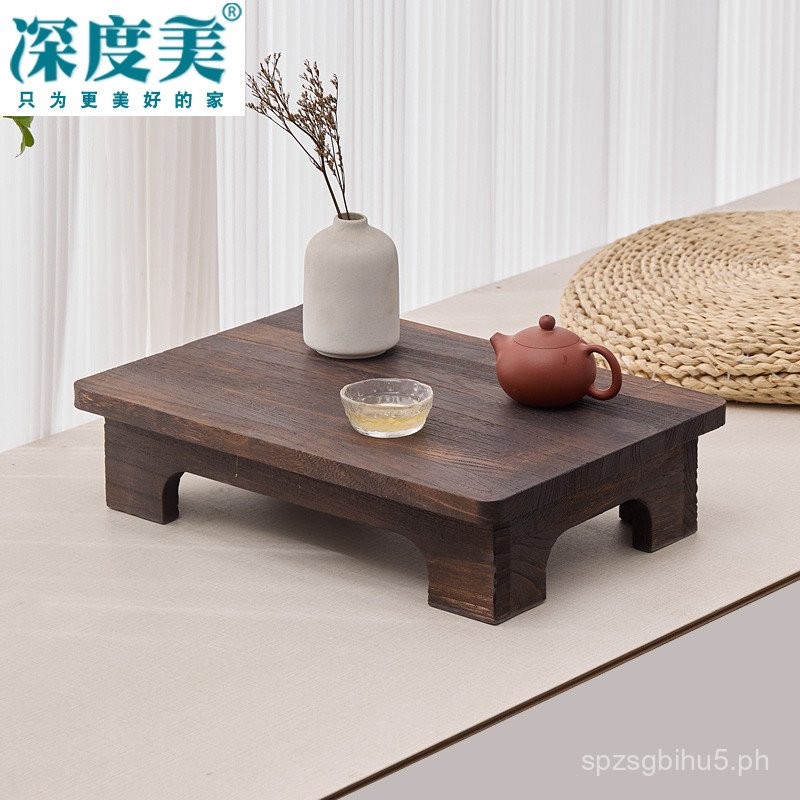 Deep Beauty Solid Wood Tatami Tea Table Simple Bay Window Table Kang ...