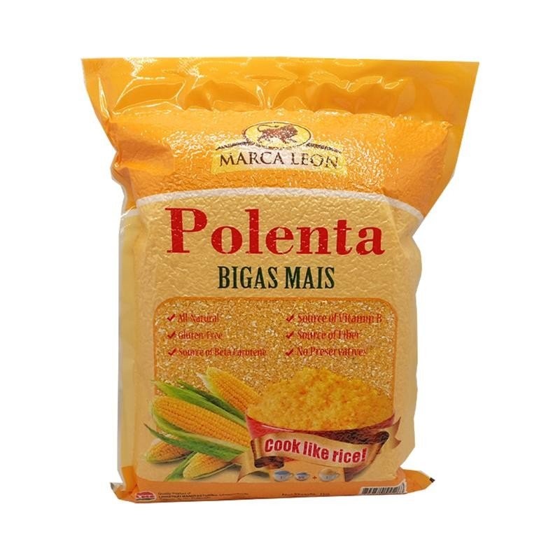 Marca Leon Polenta Bigas Mais 1kg/ Corn Rice / Corn Grits Grain Carb ...