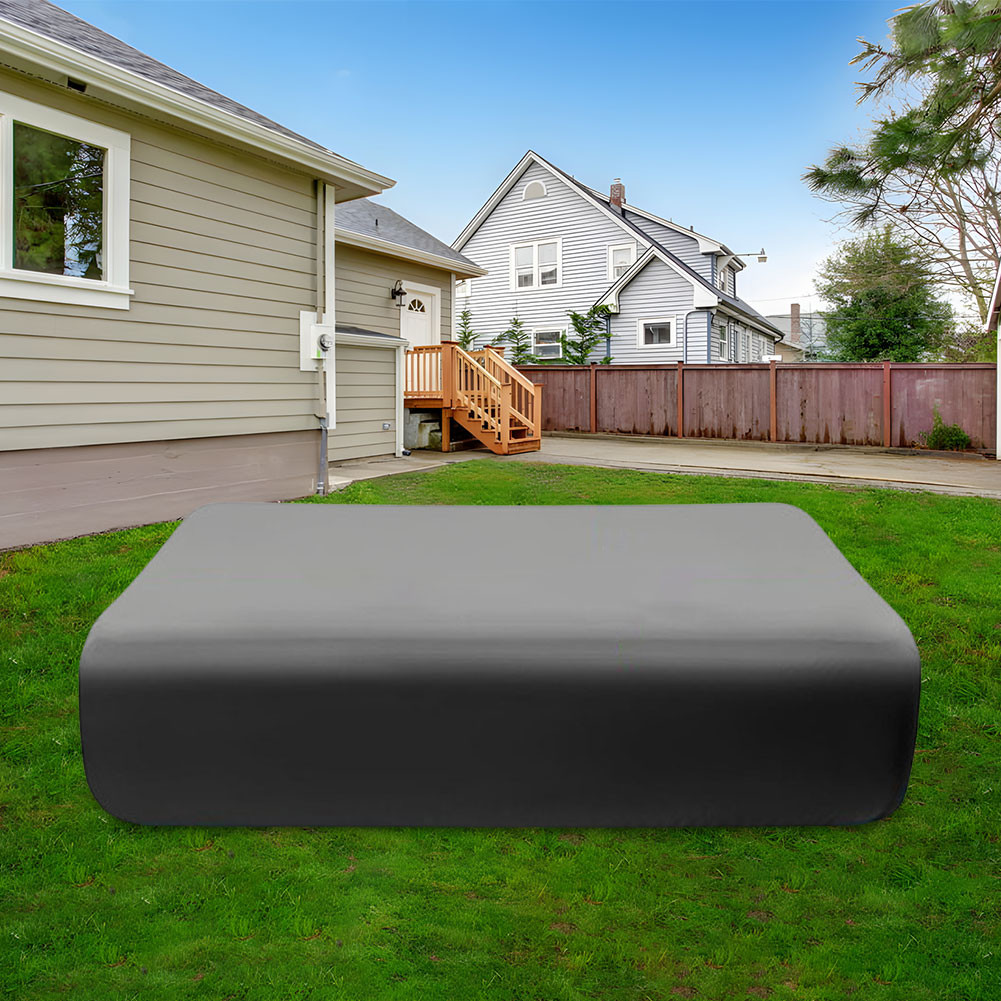 130 in X 72 in Inflatable Pool Cover Dustproof Above Ground Swimming ...