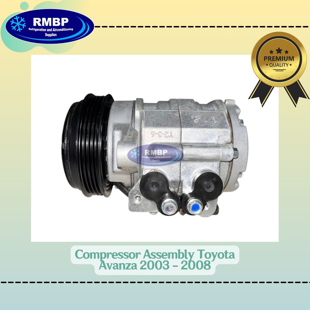 Automotive Aircon Compressor - Toyota Avanza 2003 - 2008 1.3L 4PK ...