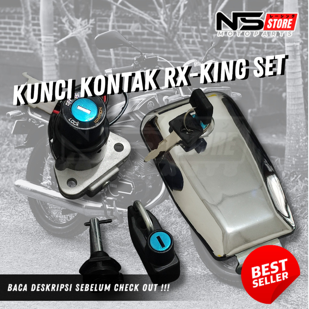 Yamaha Rx King ignition key complete set 4 in 1 | Shopee Philippines