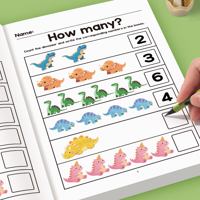 Mathematics Fill-in-the-Blank Book Early Childhood Logical Thinking ...