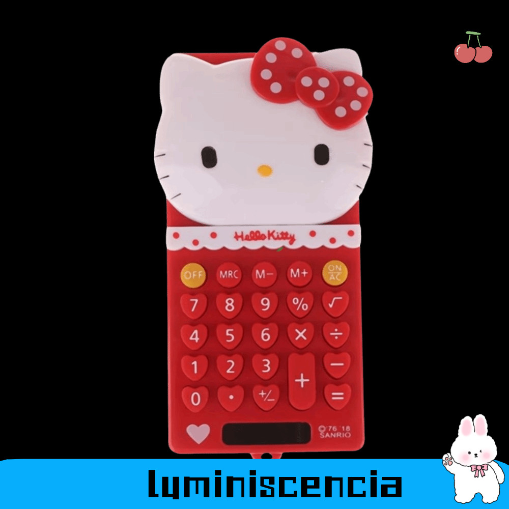 LUMINISCENCIA Hello Kitty Calculator, Sanrio Learning Tool Portable ...