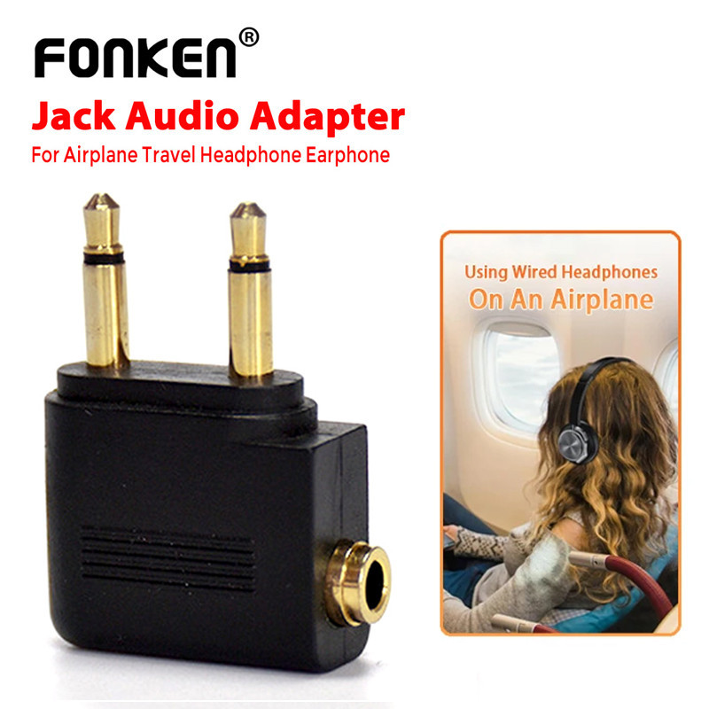 Fonken 3.5mm Plug Adaptor Jack Audio Headphone Converter Adapter ...