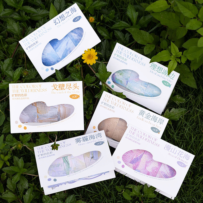Midoo 60sheets Sticky Notes The Color of The Wilderness Color Palette ...