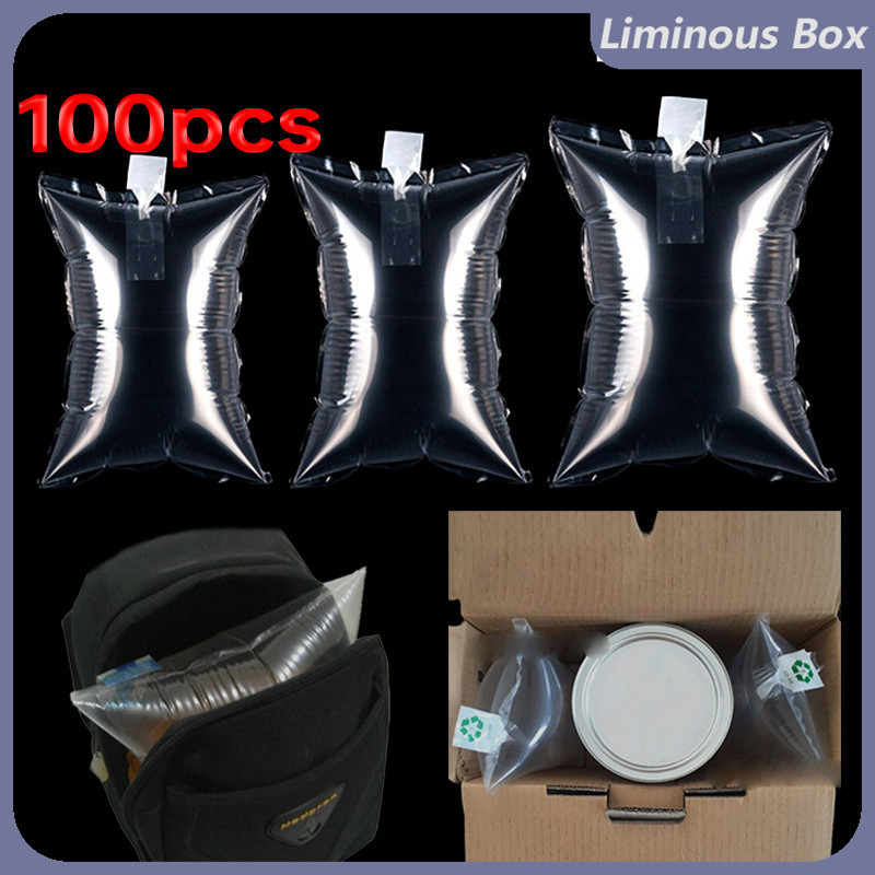 100pcs Inflatable Shockproof Air Bubble Bag Air Filled Buffer Pouch For ...