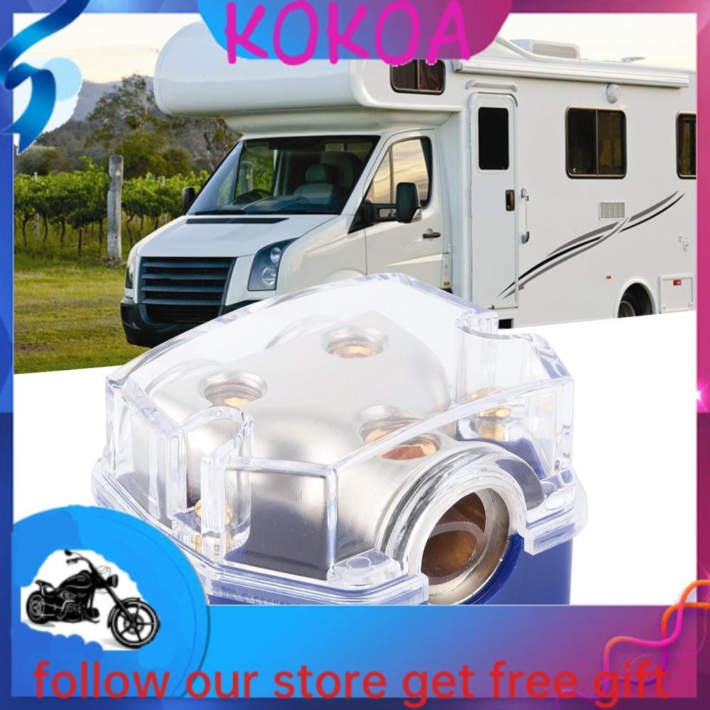 Kokoa Ground Cable Splitter Block Firm for Car Boat General Use ...