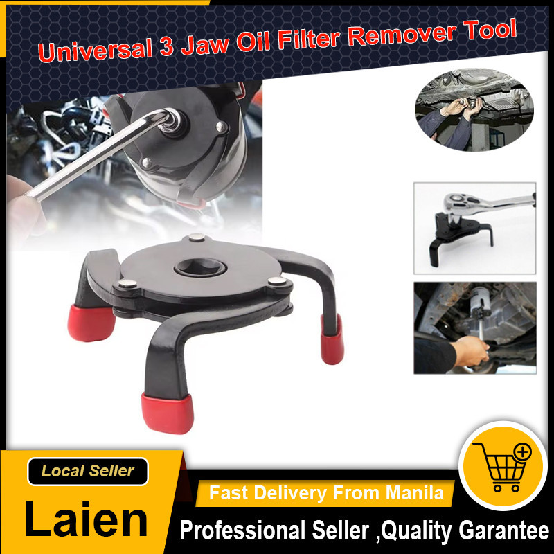 Universal 3 Jaw Oil Filter Remover Tool Cars Oil Filter Removal Tool ...