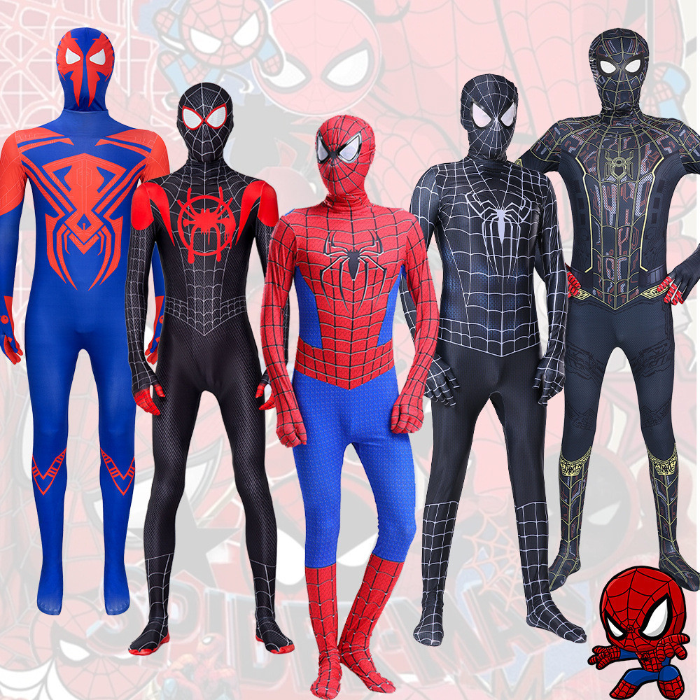 Spiderman Costume Spider Man Black Panther Iron Man Spider Gwen Cosplay
