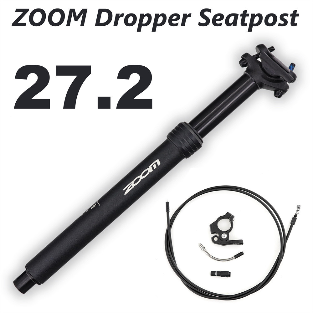 ZOOM Mtb /Gravel Dropper Seatpost Height Adjustable Internal Routing ...