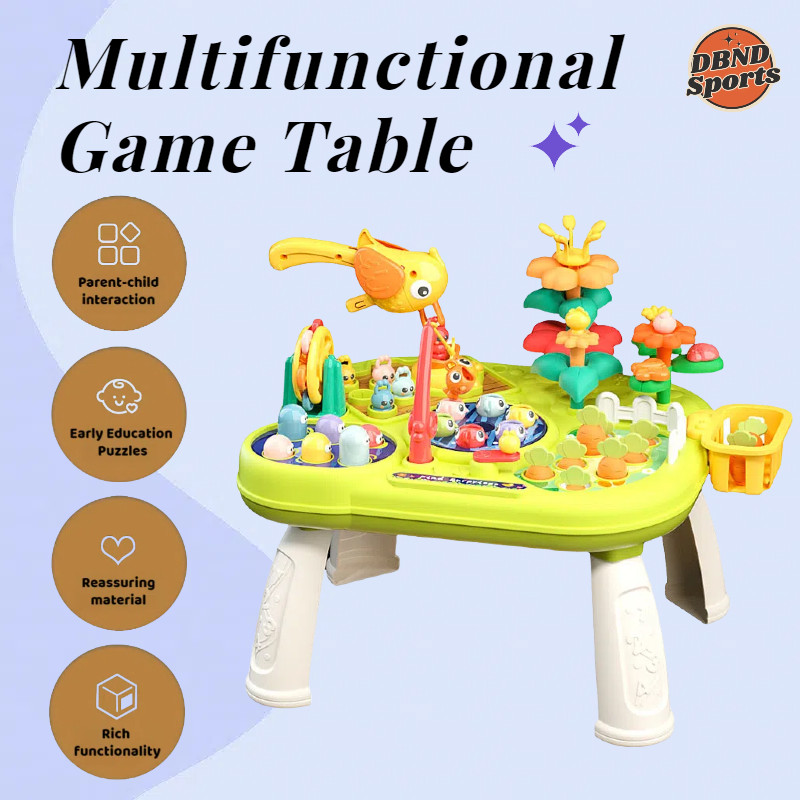 Multifunctional Educational Baby Toy Game Table With Fishing Toy ...