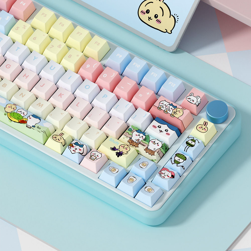 Chiikawa Usagi Keycap Cherry/SOA Profile 138/130 Keys PBT Fivesided