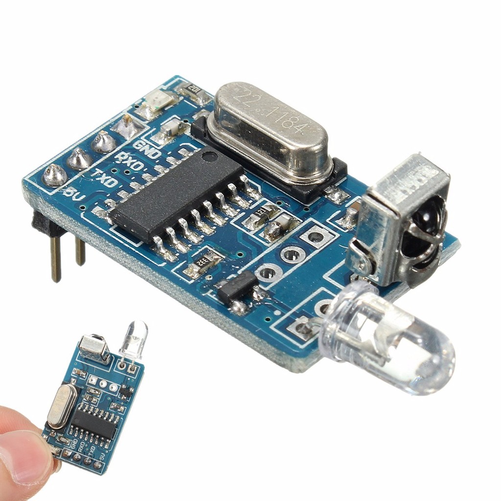 5V IR Infrared Remote Decoder Encoding Transmitter&Receiver Wireless ...