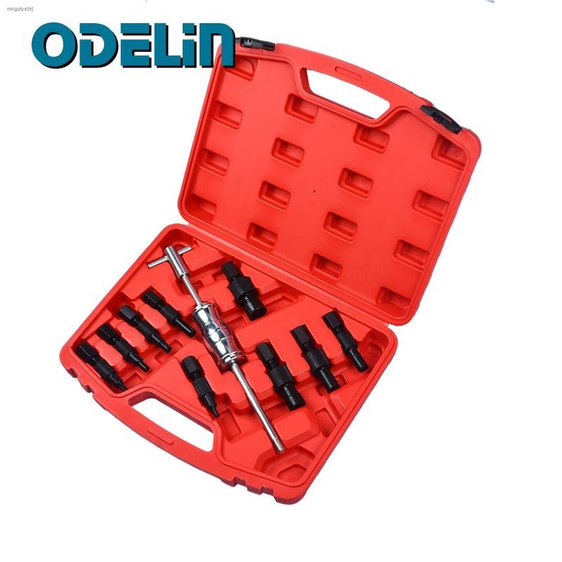 COD☆COD☆Blind Hole 9pc Slide Hammer Pilot Bearing Puller Internal ...
