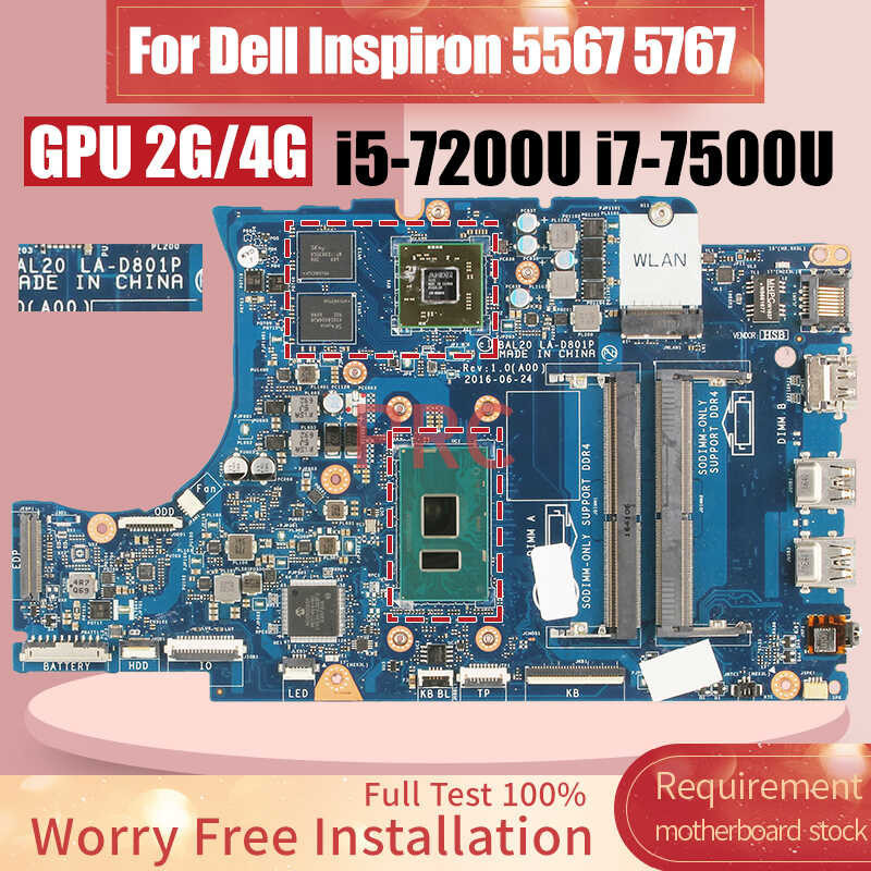 DELL INSPIRON 15 5567/5767 COMPAL LA-D801P BAL20 SCHEMATIC for $5.52