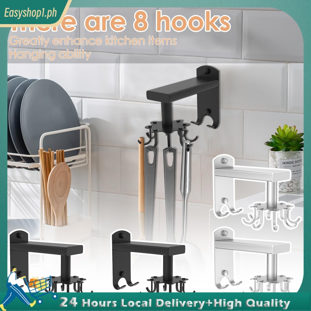 Utensil Holder Hooks Easy to Install Hanging Utensil Holder Hooks for ...