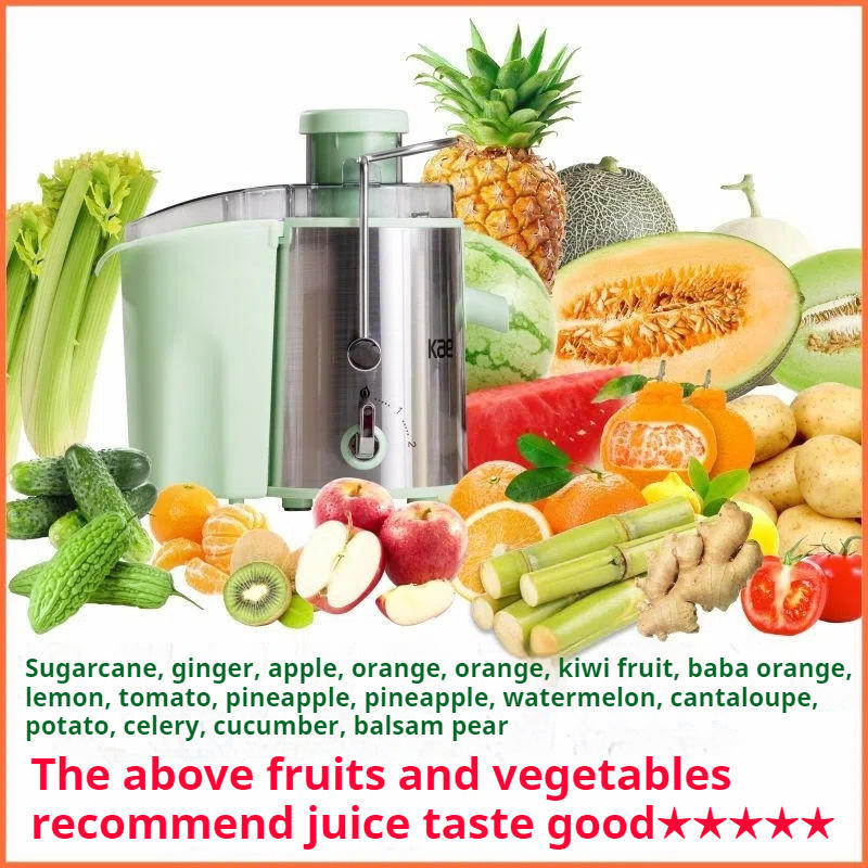 Sugar cane and ginger juice, juice extractor, household residue