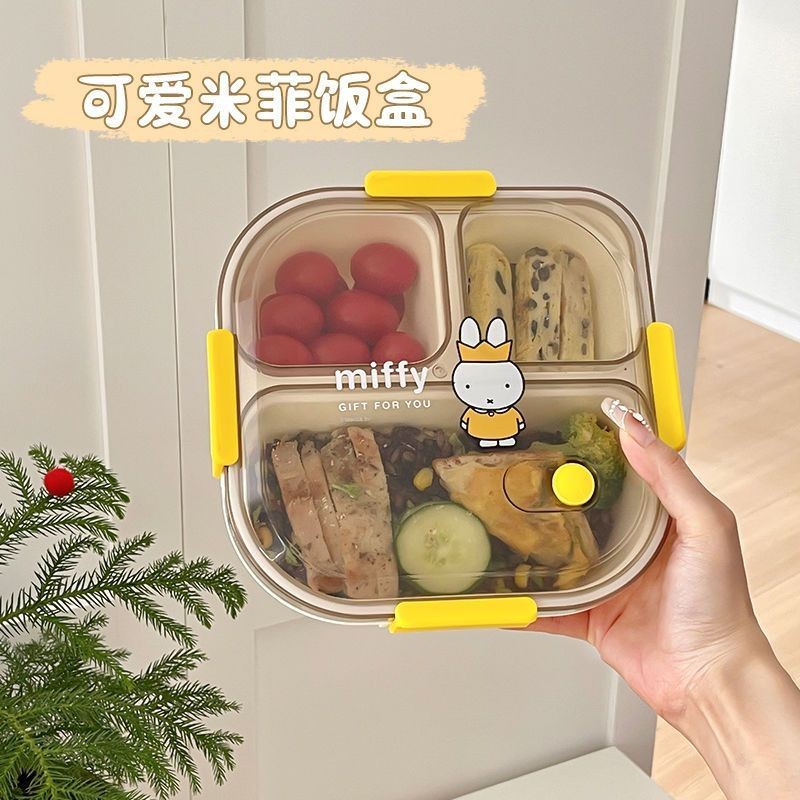 Bento Box Cute Lunch Box Student Office Worker Microwaveable Microwave ...