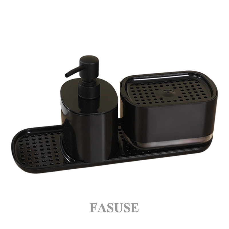 FAUSE 3 In 1 Kitchen Countertop Dishwashing Liquid Dispenser, Wash ...