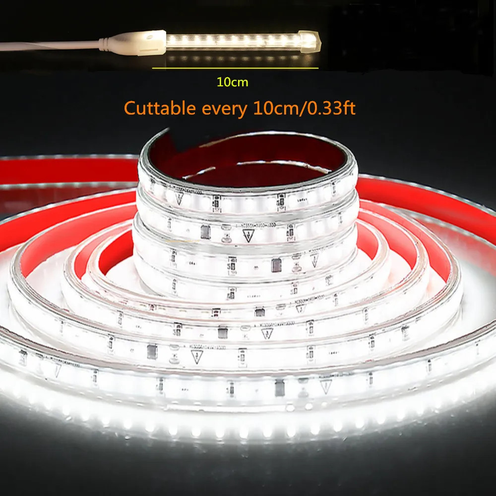 Ultra-thin Led Strip Light 220V COB Self-adhesive Linear Lighting ...