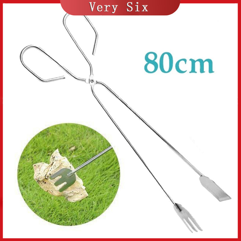 80CM Trash Garbage Picker Long Garbage Clipper Metal Garbage Clip ...