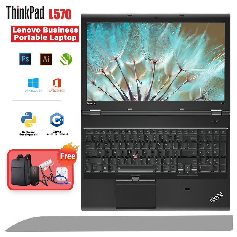 Lenovo L570 ThinkPad Laptop Intel Core i5/i3 7th Gen 8GB RAM 128GB/256GB  SSD 15 inches