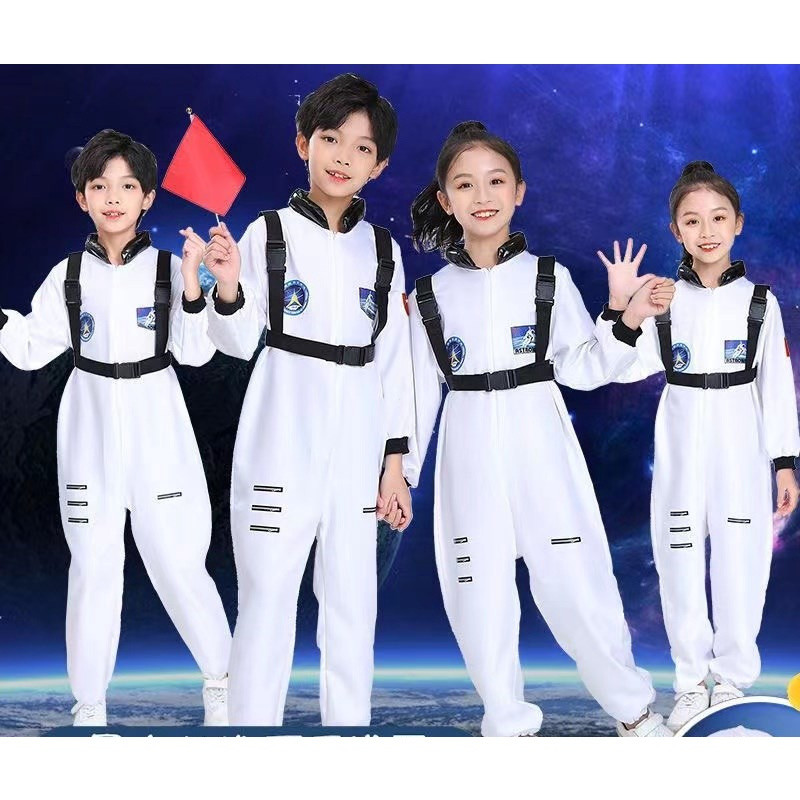 Scientist Costume for Kids Boy Girls Children Astronaut Costume Space ...
