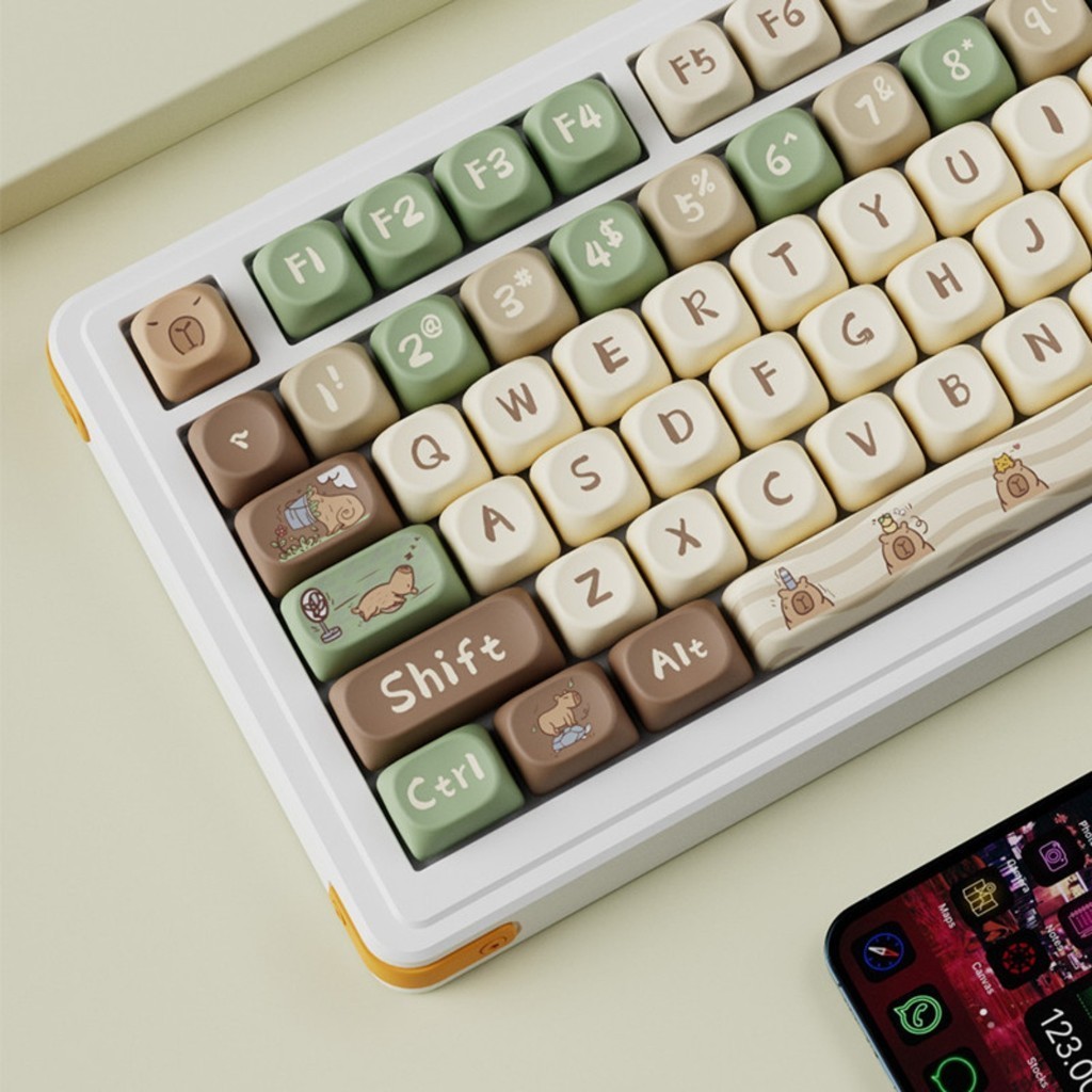 【Local Delivery】Living well Keycap OQO height DIY Thermal sublimation ...