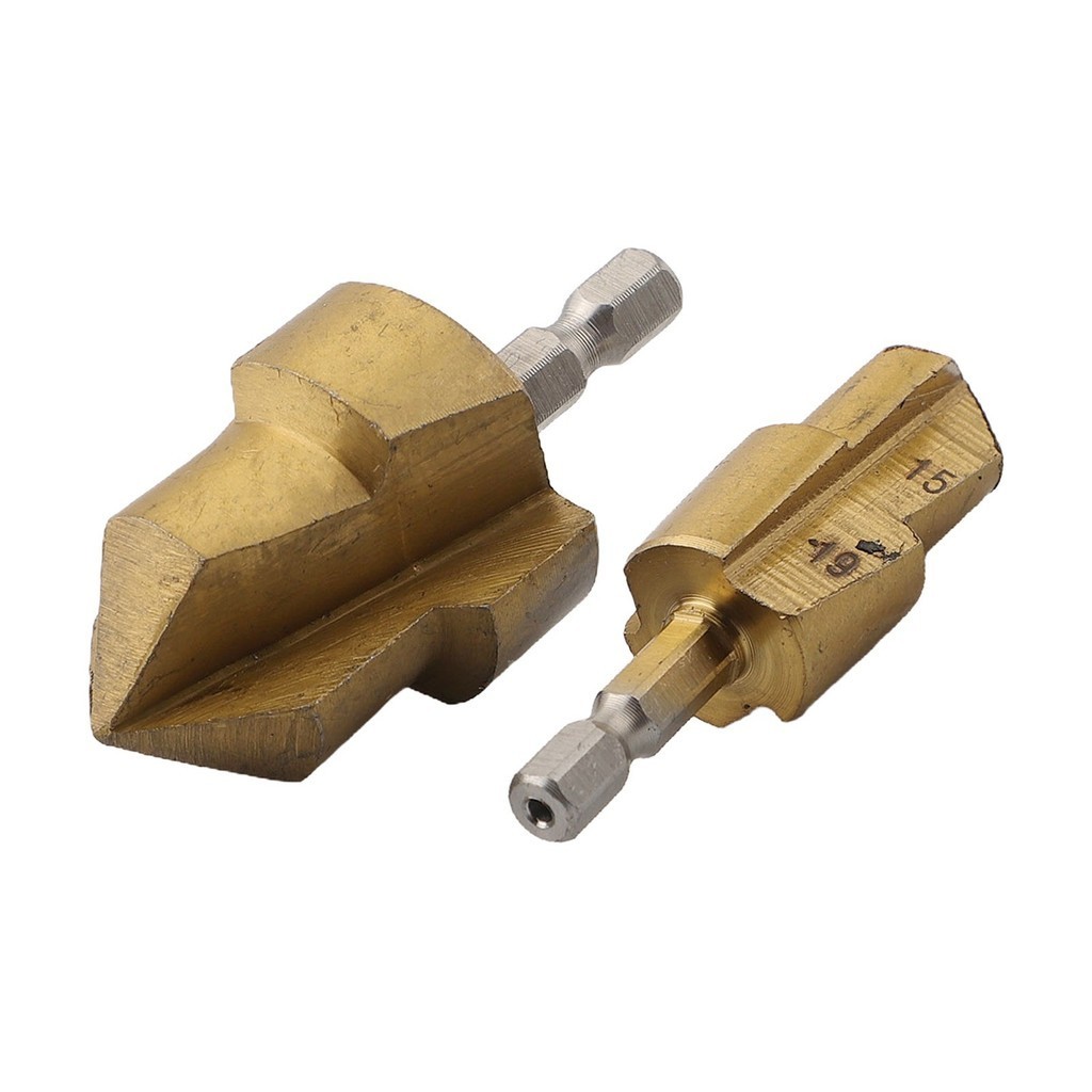 Convenient Water Pipe Expansion Drill Bit with Center Punch and Hex ...
