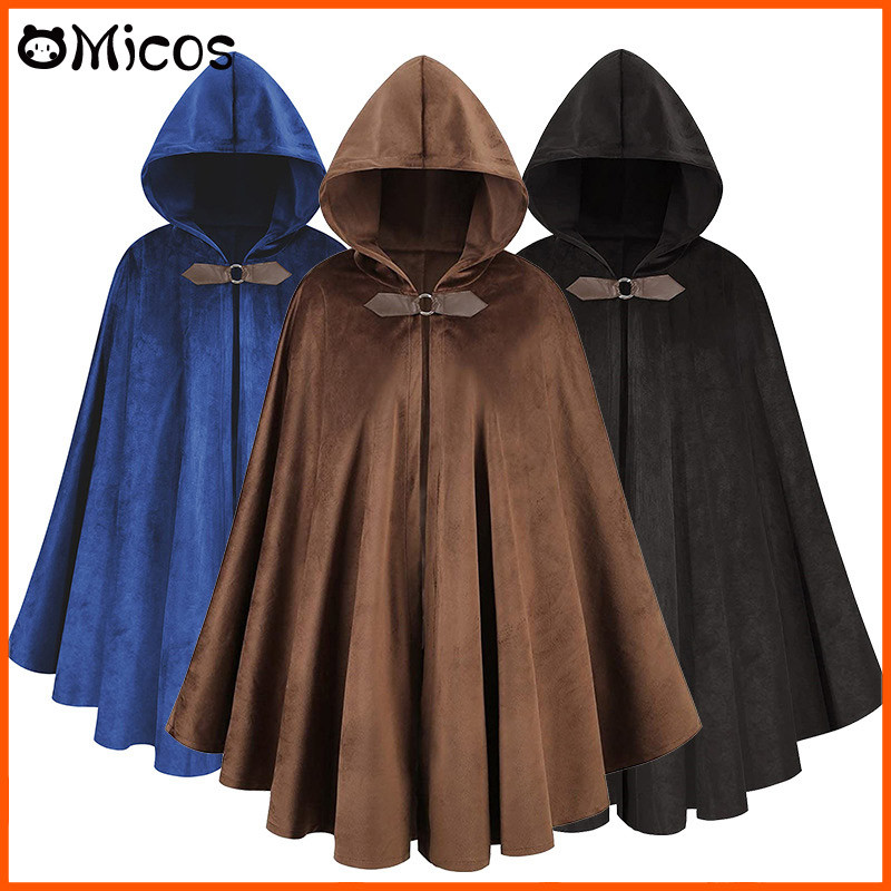 Thick Women Deer Suede Single Button Cloak Designer Female Vintage ...