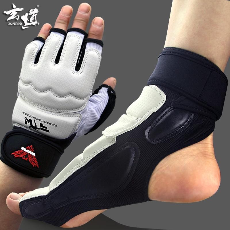 Taekwondo foot protection, hand protection, instep prote Taekwondo foot ...