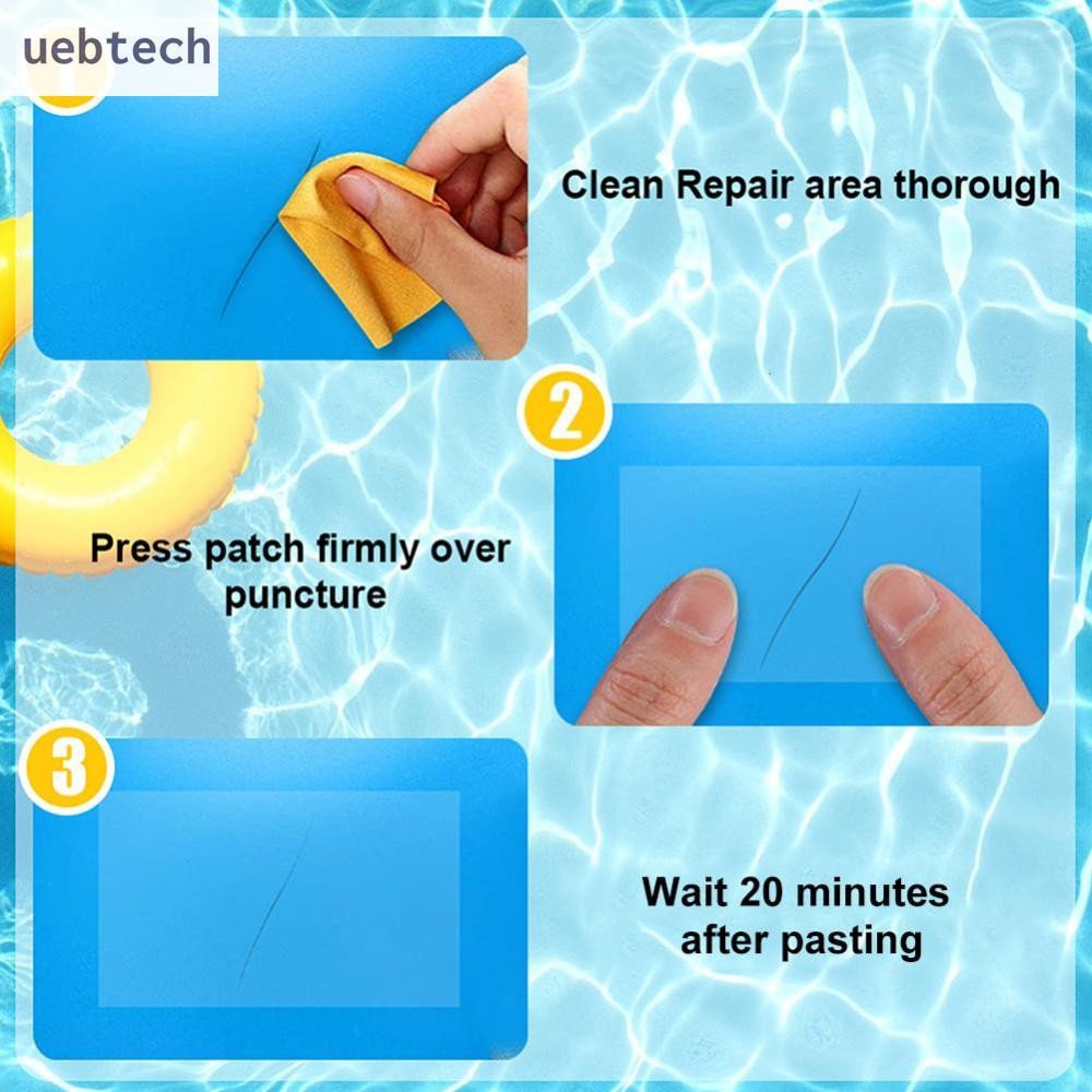 10pcs Pool Repair Patch Waterproof SelfAdhesive Pool Liner Repairing