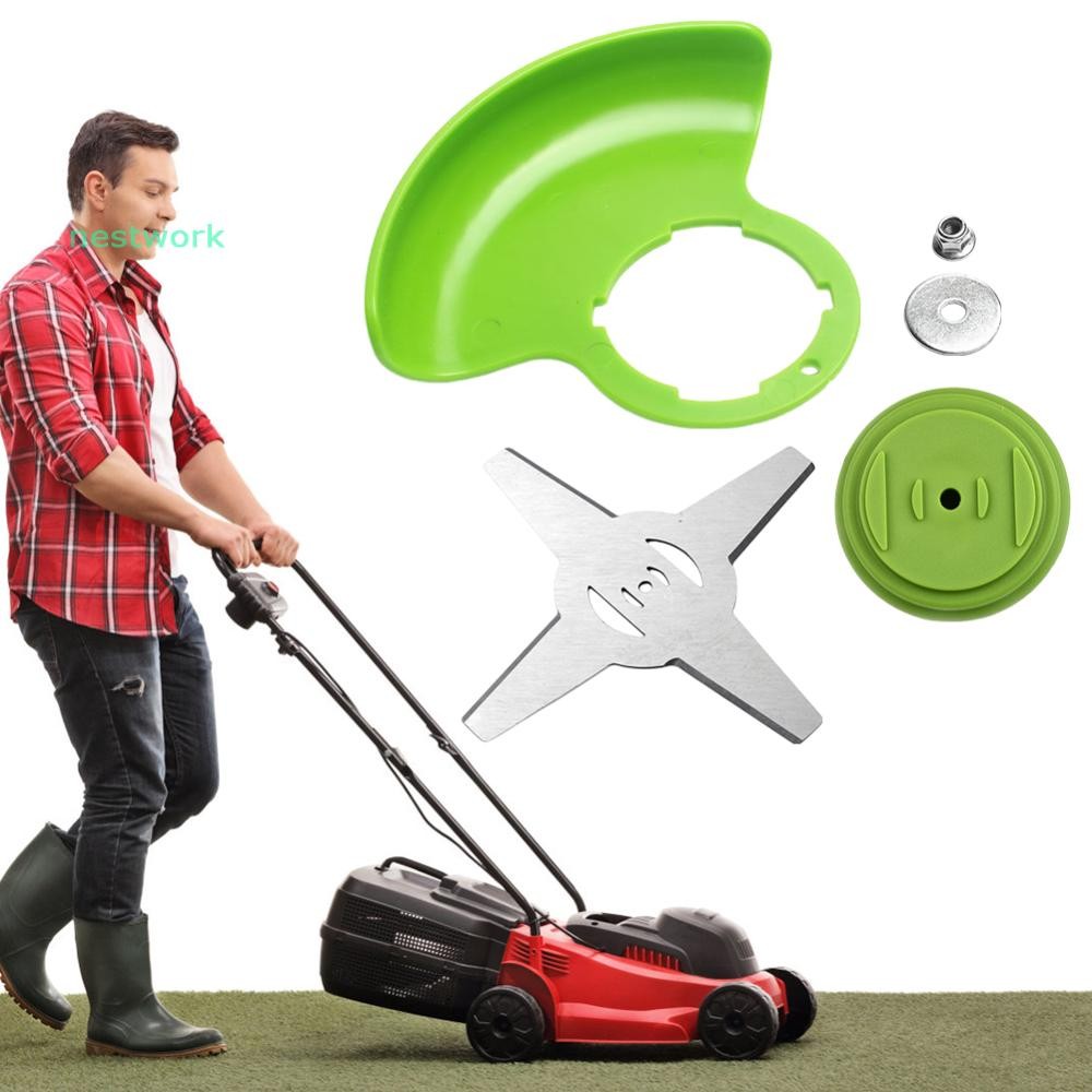 Plastic Cover and Saw Blade Set Grass Protection Baffle Replacement