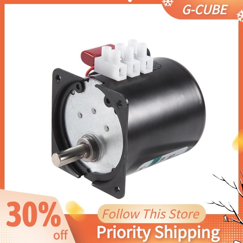 1Pcs 68Ktyz Mini Gear Motor Ac 220V 28W 2.5R/Min Large Torque Permanent ...